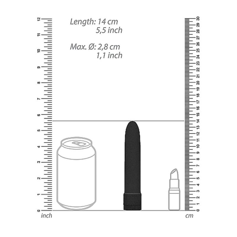 5,5" Vibrator - Biodegradable - Black